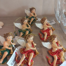 Ángeles colgantes de resina - Imagen 1