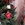 Bola roja brillante cristal con perlas árbol de Navidad - Imagen 2