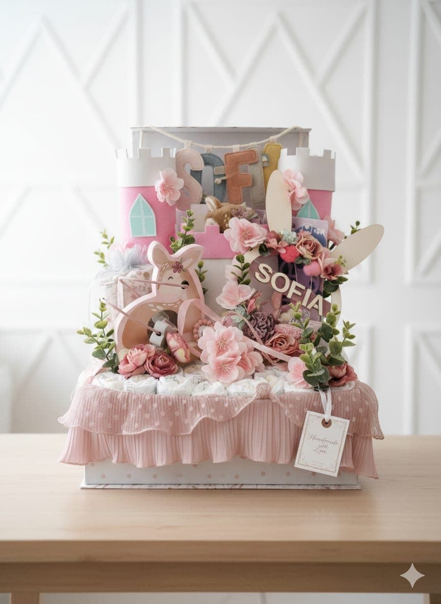 Castillo de pañales - Imagen 1