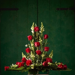 Centro con Rosas Rojas y antirino - Imagen 1