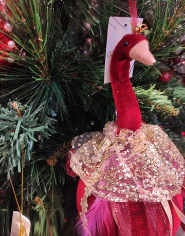 pavo colgante decoración árbol de navidad - Imagen 1