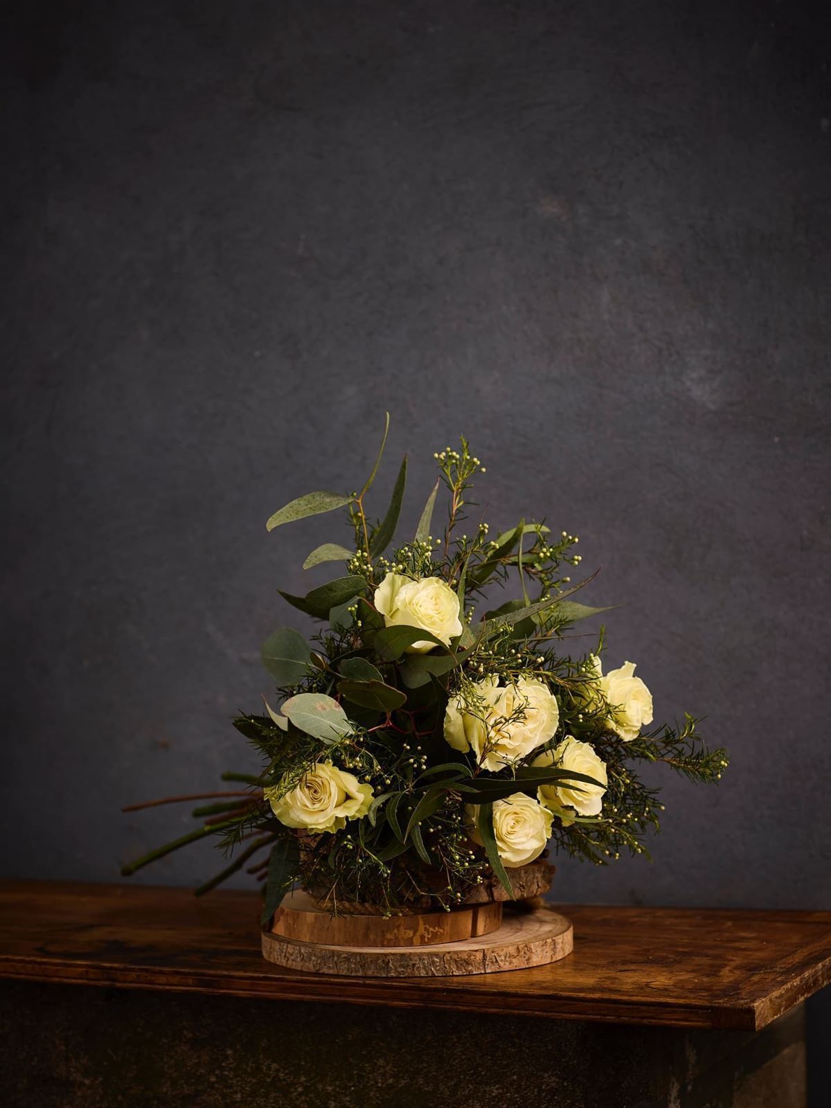 Ramo de rosas Blancas - Imagen 1