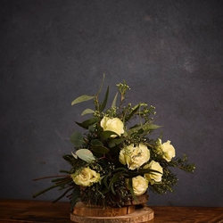 Ramo de rosas Blancas - Imagen 1
